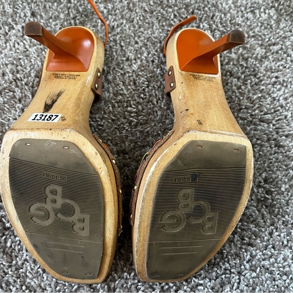 BCBG Multicolor Strappy Heels SZ9 - Picture 2 of 7